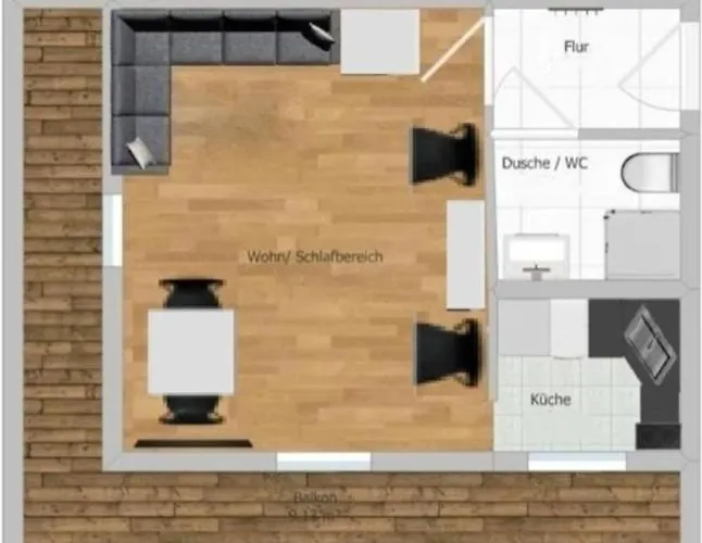 Apartament Thumseestrasse 18